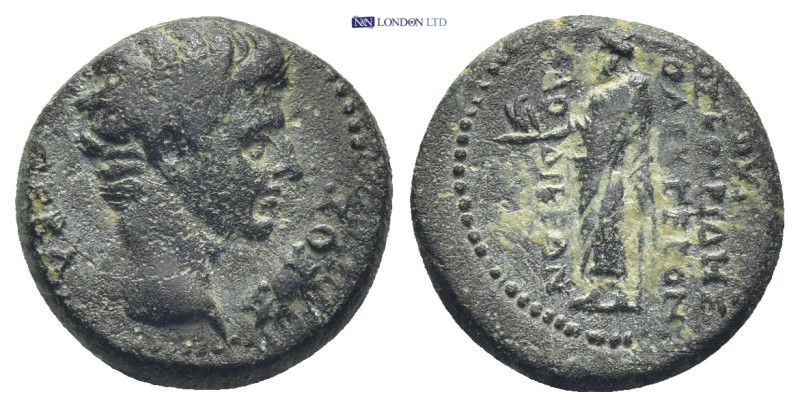 PHRYGIA. Laodicea. Tiberius (14-37). Ae. (19mm, 6.22 g) 6Dioskourides, magistrat...