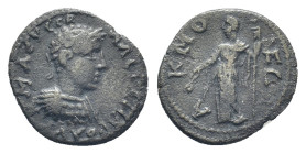 PHRYGIA. Acmonea. Severus Alexander (222-235). Ae. (20mm, 3.6 g) Obv: ΑΥ Κ Μ ΑΥΡ ΑΛЄΞΑΝΔΡΟϹ. Laureate and cuirassed bust right. Rev: ΑΚΜΟΝΕΩΝ; Dionysu...