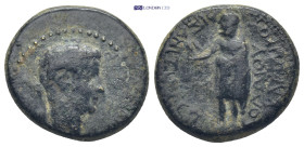 PHRYGIA, Cadi. Claudius, 41-54 AD. AE. (19mm, 5.45 g) Demetrios, son of Artemas magistrate. Obv: ΚΛΑΥΔΙΟϹ ΚΑΙϹΑΡ. Laureate head of Claudius, right. Re...