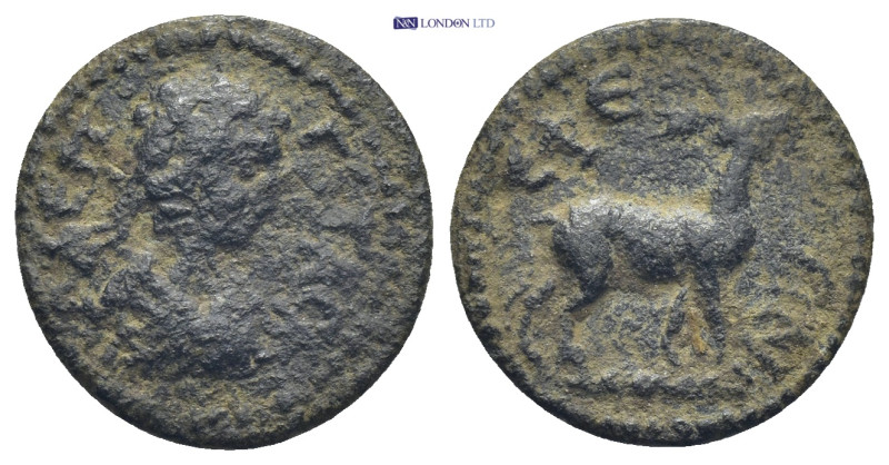 IONIA.Ephesus. Geta 238-244 AD.AE (17mm, 2.0 m) ΓΟΡΔΙΑΝΟϹ; laureate, draped and ...