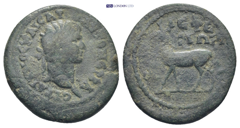 IONIA. Ephesos. Trajan (98-117). Ae. (21mm, 3.8 g) Obv: AVTO NЄPBAC TPAIANOC KAI...