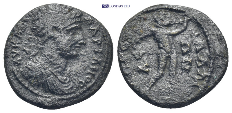 PHRYGIA. Apameia. Hadrian (AD 117-138). AE (19mm, 4.7 g). ΑΥ ΚΑΙ ΤΡ-ΑΔΡΙΑΝΟϹ, la...