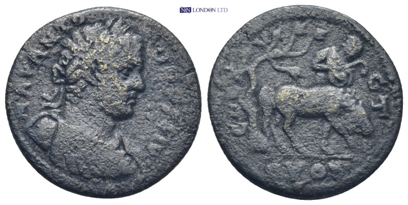 TROAS. Alexandria. Caracalla (198-217). Ae As. (24mm, 6.3 g)
Obv: M AVR ANTONINV...