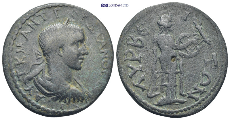 Gordian III Æ (33mm, 18.8 g( of Lyrbe, Cilicia. AD 238-244. ΑΥΤ Κ Μ ΑΝΤ ΓΟΡΔΙΑΝΟ...