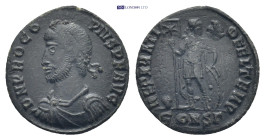 Procopius (Usurper, 365-366) AE (Bronze, 2.07g, 18mm) Constantinople, 365-366. Obv: DN PROCOPIVS PF AVG, pearl-diademed bust left Rev: FEL TEMP REPARA...