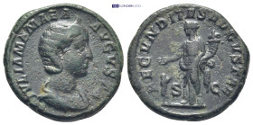 Julia Mamaea (mother of S. Alexander) Æ AS. (25mm, 10,7 g) Rome, AD 222-235. IVLIA MAMAEA AVGVSTA, diademed and draped bust to right / FECVNDITAS AVGV...