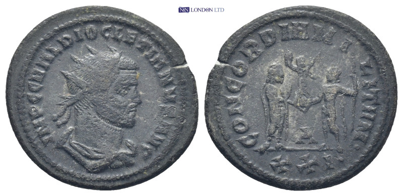 Diocletian, 286 - 305 AD AE Antoninianus, Heraclea Mint, (22mm, 3.0 g) Obverse: ...