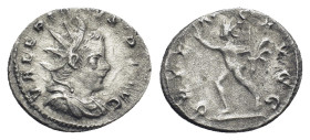 VALERIAN I. 253-260 AD. AR Antoninianus (22mm, 4.0 g). Colonia Agrippinensium (Cologne) mint. Struck circa 257-258 AD. VALERIANVS P F AVG, radiate, dr...