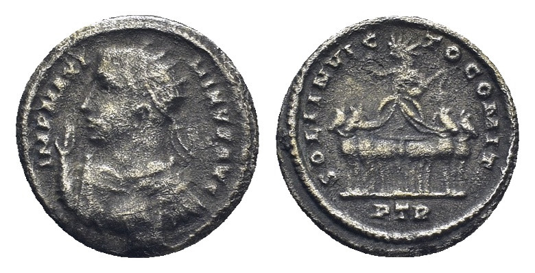 Maximinus Daia (305-313) - AR Argenteus (Trier AD 312) - (18mm, 2.4 g) IMP MAXIM...