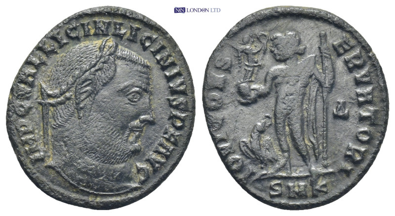 Licinius I. A.D. 308-324. AE follis (21mm, 3.22 g). Cyzicus mint, struck A.D. 31...