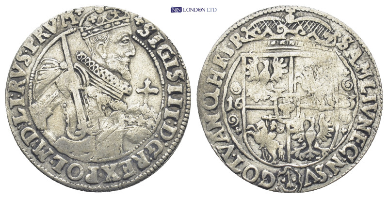 POLAND. Sigismund III Vasa (1587-1632). Bydgoszcz (Bromberg). AR Ort 1623 (29mm ...