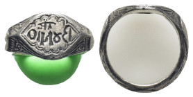 Silver ring. (18mm, 6.98 g)