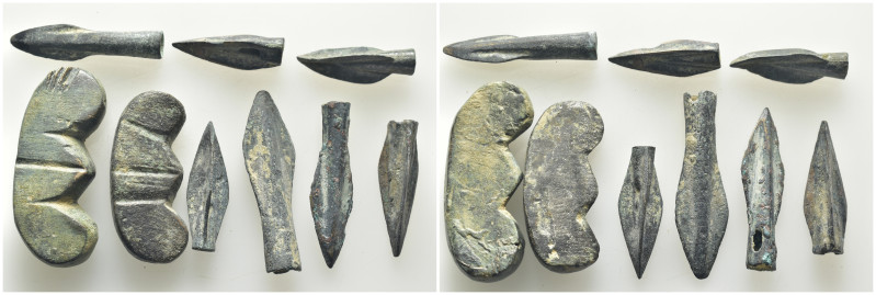 Mixed lot 9 pieces. SOLD AS SEEN NO RETURNS.