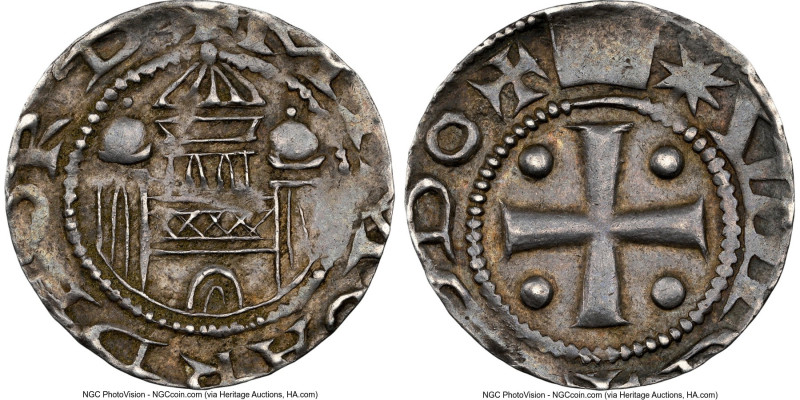 Munster-Bishopric. Anonymous Denar ND (1075-1195) AU58 NGC, 1.53gm. HID098012420...