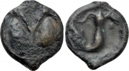 WESTERN EUROPE. Northeast Gaul. Parisii (Circa 100-50 BC). Potin Unit. "Bassin Parisien" type.
