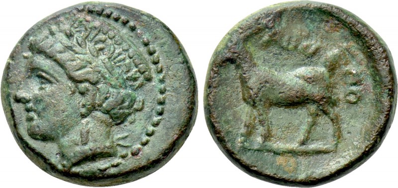 THRACE. Aigospotamoi. Ae (Late 4th century BC). 

Obv: Head of Hera left, wear...