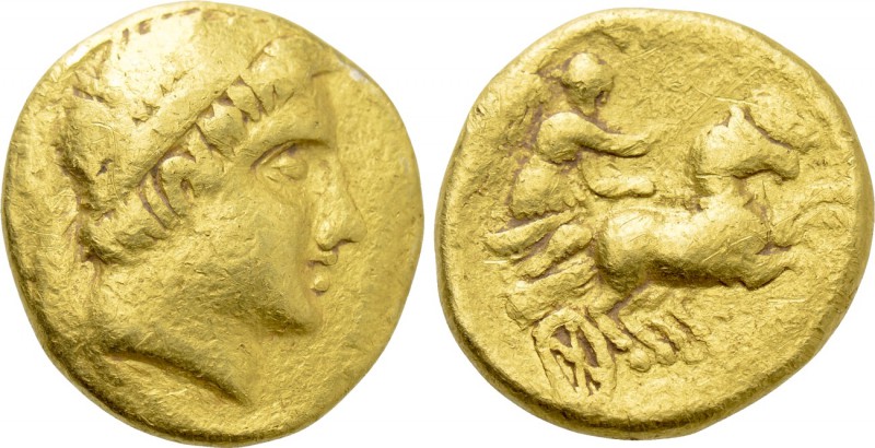 KINGS OF MACEDON. Philip II (359-336 BC). GOLD Stater. Contemporary imitation. ...