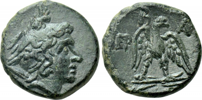 KINGS OF MACEDON. Perseus (179-168 BC). Pella or Amphipolis. 

Obv: Helmeted h...