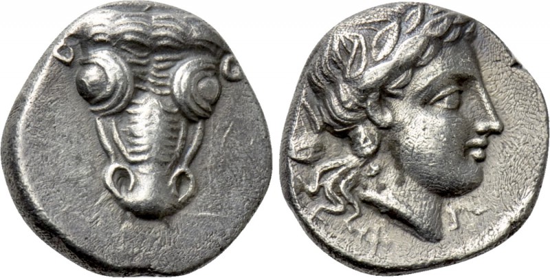 PHOKIS. Federal Coinage. Triobol (Circa 352-351 BC). Phayllos, strategos. 

Ob...