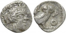 ATTICA. Athens. Hemiobol (Circa 454-404 BC).
