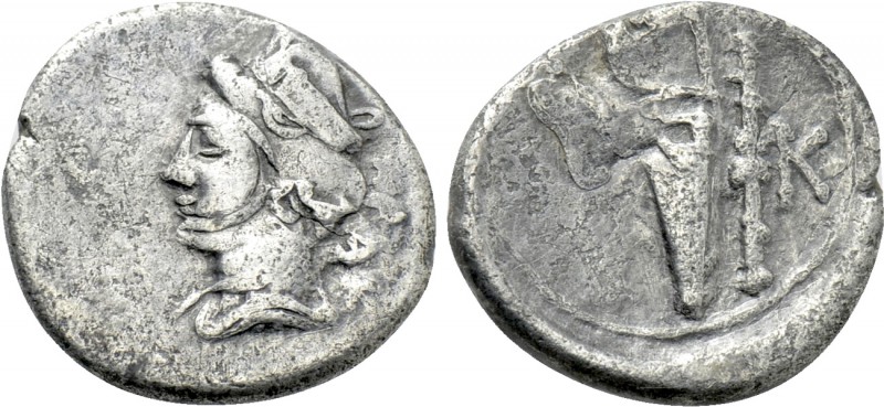 BITHYNIA. Herakleia Pontike. Hemidrachm or Triobol (Circa 364-352 BC). Struck un...