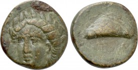 AEOLIS. Gyrneion. Ae (3rd century BC).