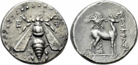 IONIA. Ephesos. Drachm (Circa 202-150 BC). Naukratos, magistrate.