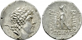 KINGS OF CAPPADOCIA. Ariarathes IX Eusebes Philopator (Circa 100-85 BC). Drachm. Mint A (Eusebeia under Mt. Argaios). Dated RY 15 (86/5 BC).