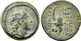 SELEUKID KINGDOM. Tryphon (Circa 142-138 BC). Ae. Antioch on the Orontes.