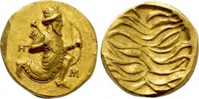 PERSIA. Alexandrine Empire. Time of Stamenes to Seleukos (Satraps of Babylon, circa 328-311 BC). GOLD Double Daric. Babylon.