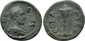 TROAS. Alexandria. Trajanus Decius (249-251). Ae Quadrans.