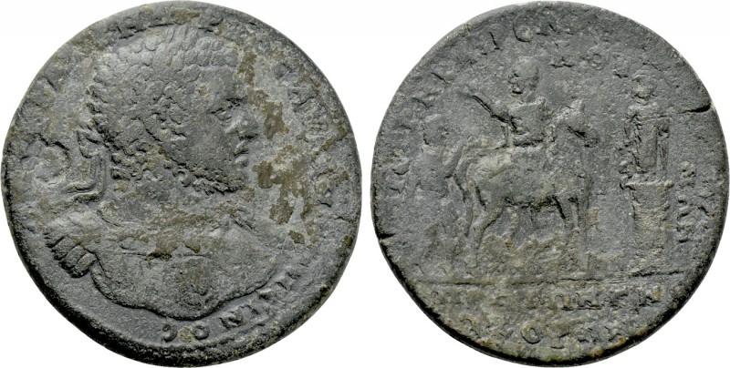 MYSIA. Pergamum. Caracalla (198-217). Ae Medallion. M. Kairelios Attalos, strate...