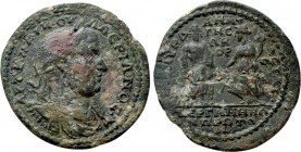 MYSIA. Pergamum. Valerian I (253-260). Ae Medallion. Aur. Damas, strategos.