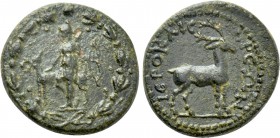 LYDIA. Hierocaesarea. Pseudo-autonomous. Time of Trajan to Antoninus Pius (98-161). Ae.