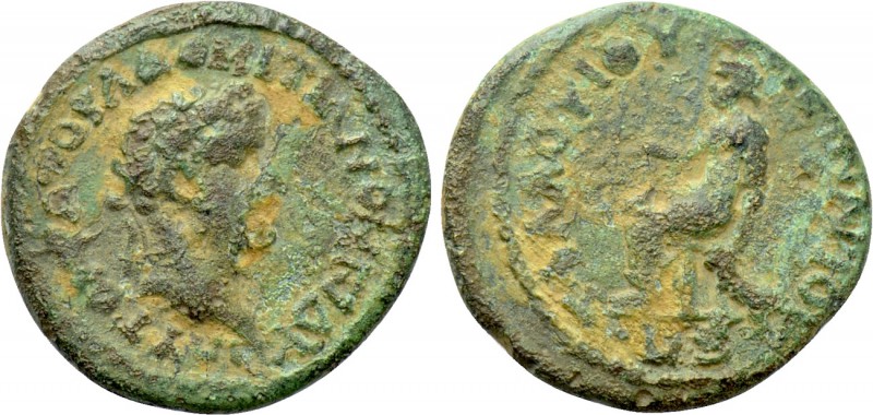 PHRYGIA. Cidyessus. Domitian (81-96). Ae. Flavios Peinarios, high priest. 

Ob...