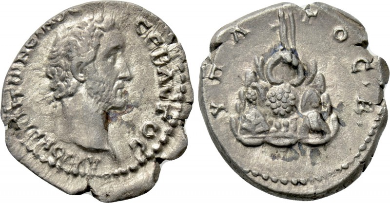 CAPPADOCIA. Caesarea. Antoninus Pius (138-161). Drachm. 

Obv: ΑΥΤΟΚΡ ΑΝΤωΝЄΙΝ...