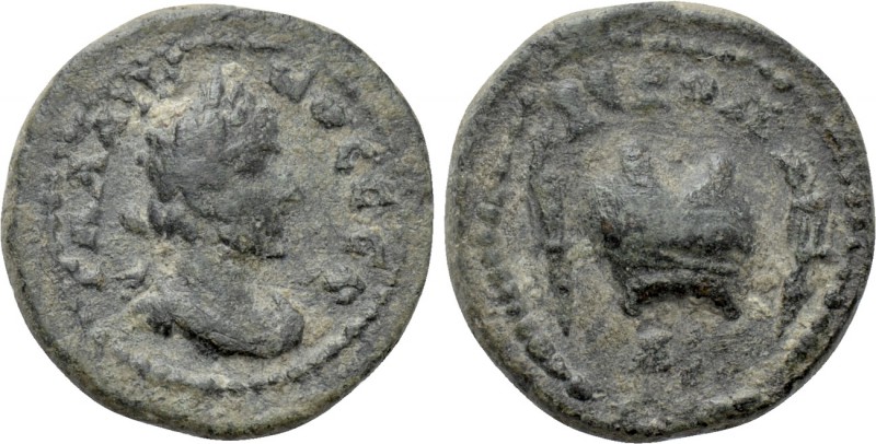 CILICIA. Hierapolis-Castabala. Gallienus (253-268). Ae. 

Obv: ΓAΛΛIHNOC CЄB. ...