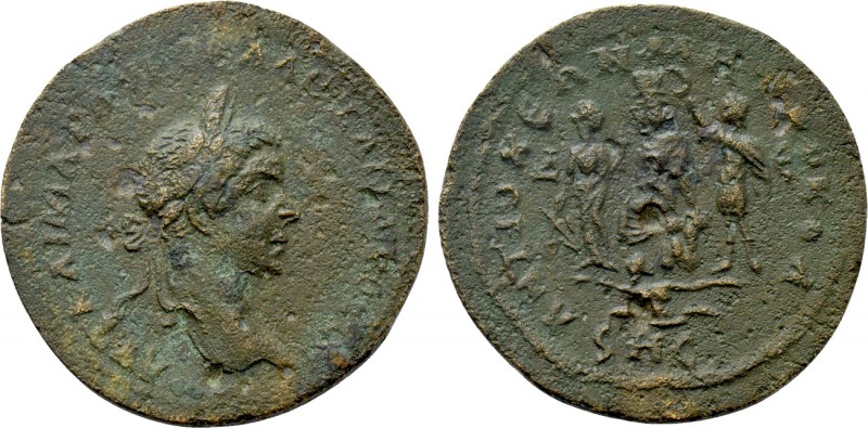 SELEUCIS & PIERIA. Antioch. Severus Alexander (222-235). Ae. 

Obv: AVT KAI MA...