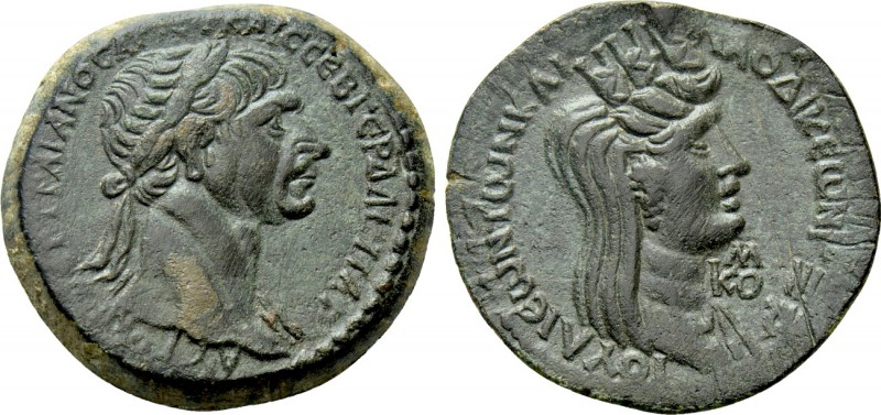 SELEUCIS & PIERIA. Laodicea ad Mare. Trajan (98-117). Ae. 

Obv: ΑΥΤΟΚΡ ΝЄΡ ΤΡ...