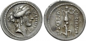 C. MEMMIUS C.F. Denarius (56 BC). Rome.