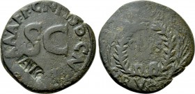 AUGUSTUS (27 BC-14 AD). Sestertius. Rome. Cn. Piso Cn.f., moneyer.