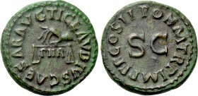 CLAUDIUS (41-54). Quadrans. Rome.