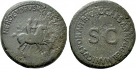 NERO & DRUSUS CAESARES (Died 31 and 33, respectively). Dupondius. Rome. Struck under Caligula.
