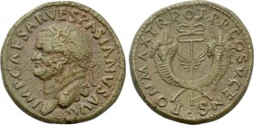 VESPASIAN (69-79). Dupondius. Antioch or Rome mint for use in the East.