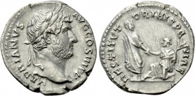 HADRIAN (117-138). Denarius. Rome. "Restitutor" issue.