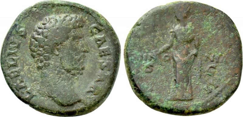 AELIUS (Caesar, 136-138). As. Rome. 

Obv: L AELIVS CAESAR. 
Bare head right....