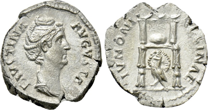 FAUSTINA I (138-140/1). Denarius. Rome.

Obv: FAVSTINA AVGVSTA.
Draped bust r...