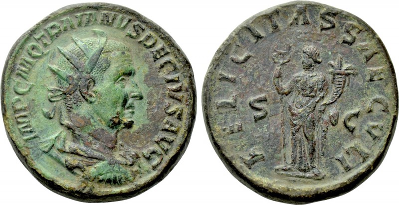 TRAJANUS DECIUS (249-251). Double Sestertius. Rome. 

Obv: IMP C M Q TRAIANVS ...