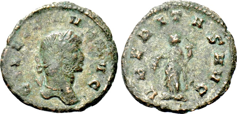 GALLIENUS (253-268). Ae Denarius. Rome. 

Obv: GALLIENVS AVG. 
Laureate head ...