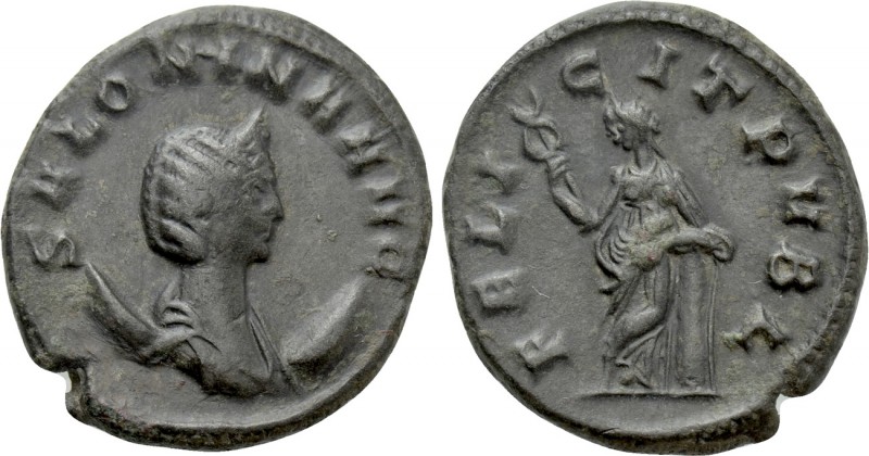 SALONINA (Augusta, 254-268). Antoninianus. Mediolanum. 

Obv: SALONINA AVG. 
...